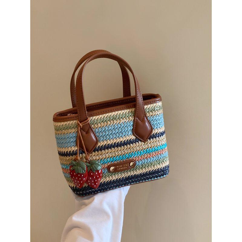 

Nanfeng Mid-Year Feedback Chio2nd Berry Honey Tote Bag Women Woven Handbag Shoulder Messenger Bag Picture Color