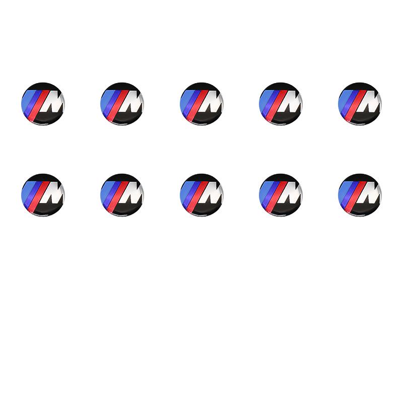 11mm 14mm Znak na dálkovém ovladači klíče od auta Pro BMW E46 E90 F10 Samolepka Logo Náhradní F30 G20 X1 X3 X5 M Performance 50. výročí