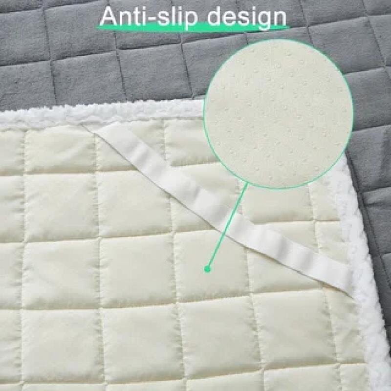 Milk Fleece Mattress Pad with Anti-Static Layer, Foldable Thermal Topper for Dorm Bed - 90x200cm To 200x220cm Machine Washable