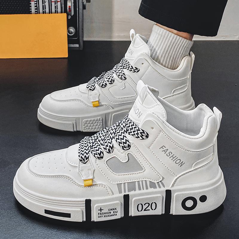 2025 new men's shoes high-top winter ins tide leisure sports basketball board shoes Air Force aj No. 1 student tide shoes
