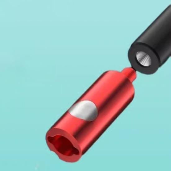 1 Set Fishing Landing Net Head Connector 8MM Quick Release Dip Net Rod Adapter Alloy Converter Fitting Fishing Accessories