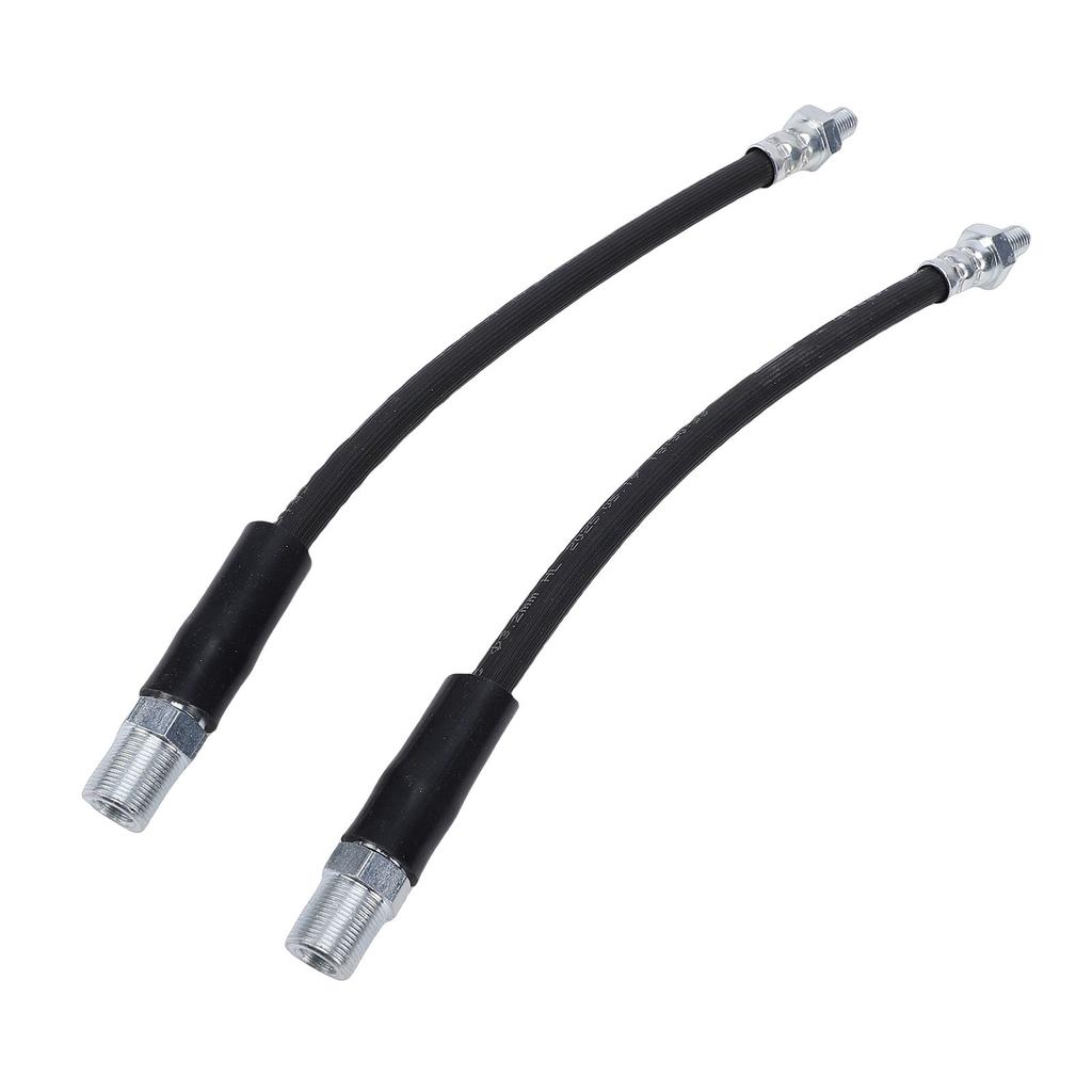2PCS Front Rubber Brake Hose Set GBH249Z Front Brake Line Replacement for Classic Mini 1959 2000
