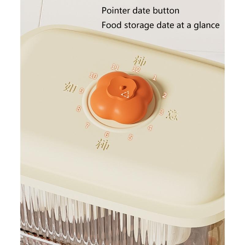 Clear Stackable Storage Jars Secure Seals Designs Space Saving Kitchen Organization