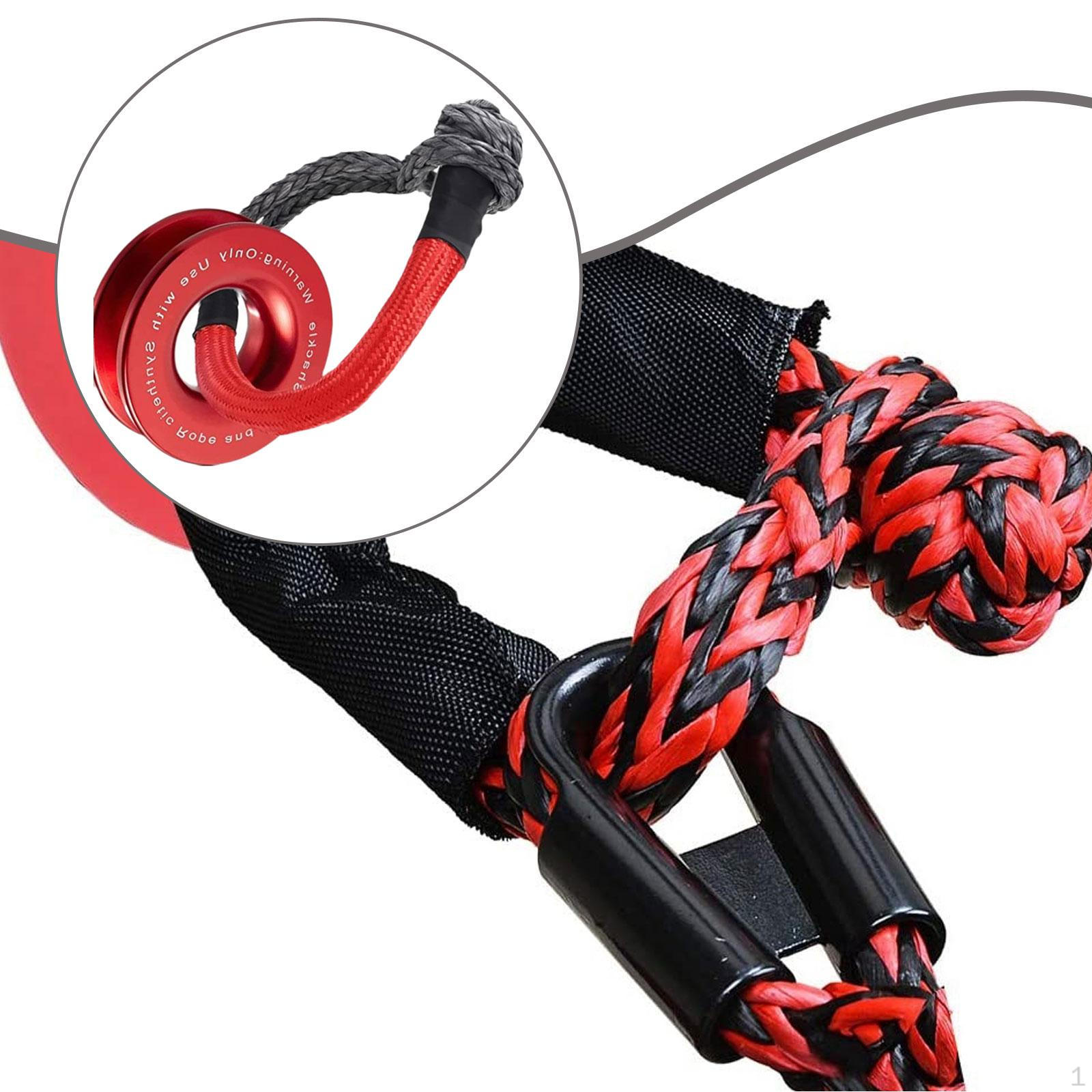 

Лебедка для восстановления рывковая буксировочная простая в использовании портативная 20 тонн разрывная нагрузка красная алюминиевый сплав