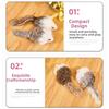 5pcs Synthetic Fiber Plush Plushie Mouse Toy Simulated Rat Interactive Cat Toy  Exercise Activity