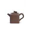 111ml Classic Yixing Purple Clay Teapots Handmade Square Persimmon Balls Pot Raw Ore Mud Kettle Chinese Zisha Tea Set Craft Gift