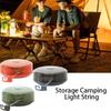 USB Rechargeable Camping String Lights Plastic Texture 8m Length Rechargeable String Lights Portable Design LED Technology