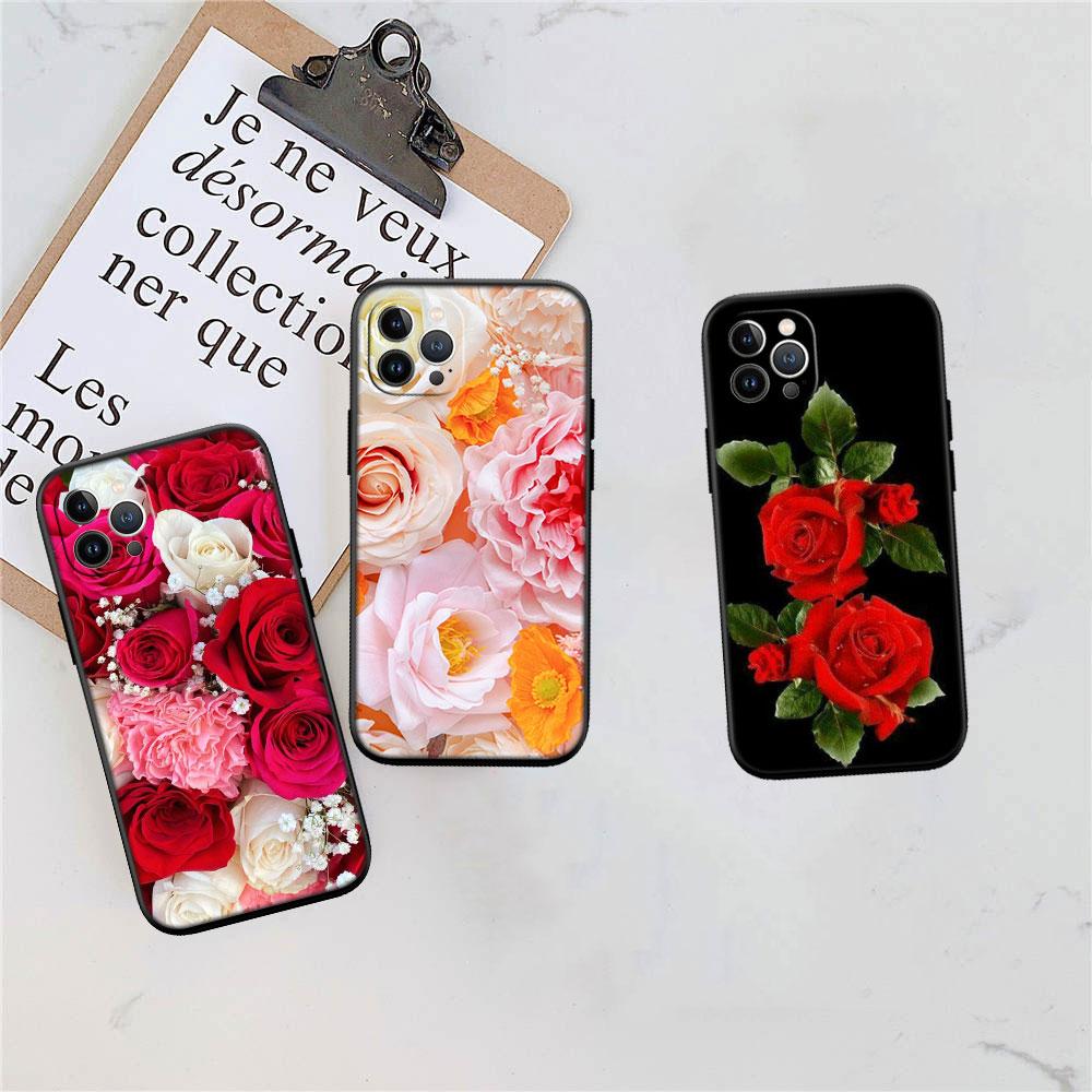FM8 Beautiful Roses Flower Phone Case for Motorola Edge 60 60s 70 G86 G56 G54 E14 G04S G45 G54 G64 S30 S50 X30 X40 X50 Pro Power