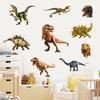Self-Adhesive Dinosaur Wall Decal for Kids' Rooms and Kindergartens