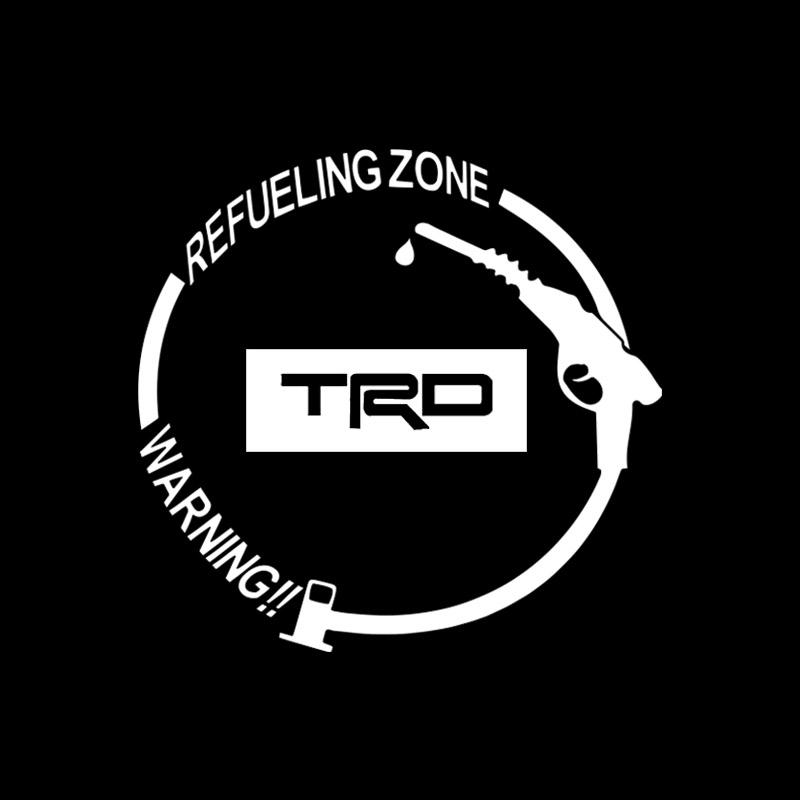 Vinylové reflexní nálepky s logem auta na víčko palivové nádrže, samolepky, doplňky pro Toyota TRD E150 E120 Land Cruiser 200 Chr Corolla Yaris Rav4