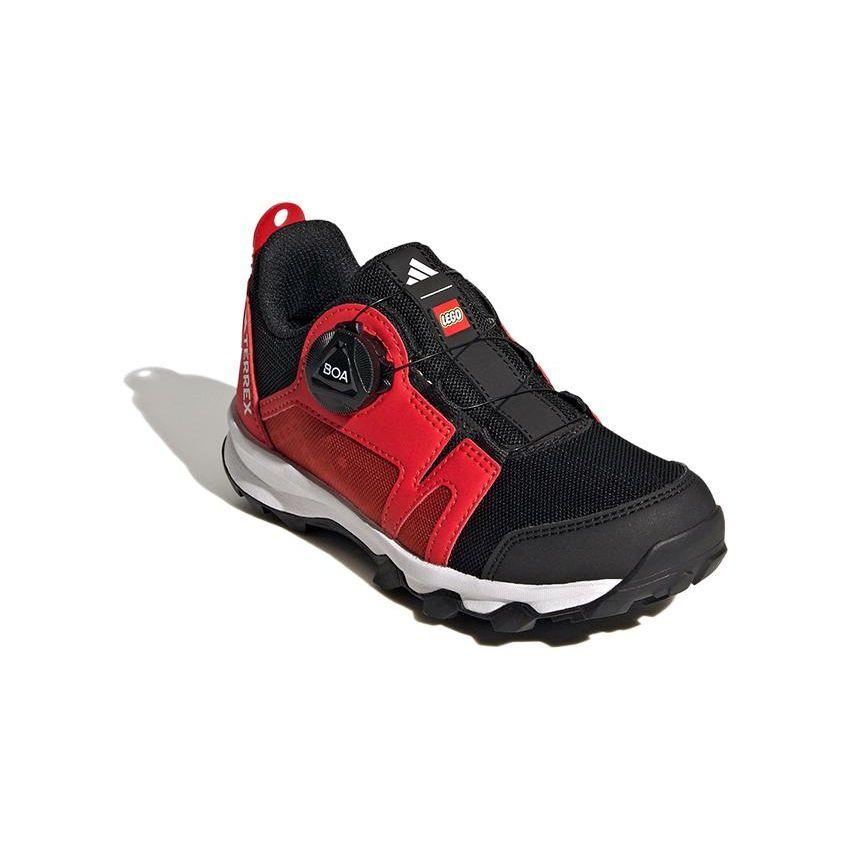 Adidas Terrex Comfortable Non-Slip Low-Top Running Shoes Kids Sneakers Red IG7954