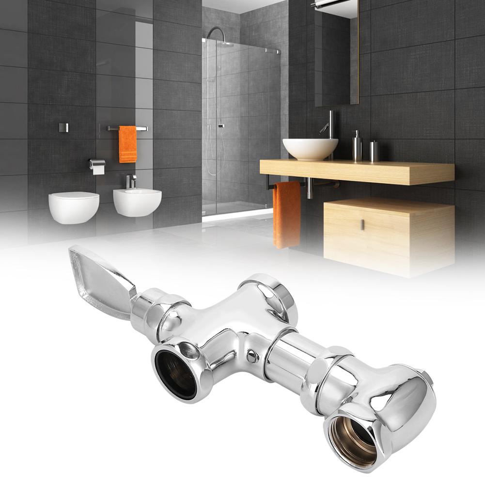 Fußbetätigungstyp Messing Spülventil Pedal Einziehbar Toilettenspülventil Badezimmerzubehör