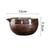 Porcelain Matcha Mixing Bowl 600ml for Japanese Tea Ceremony