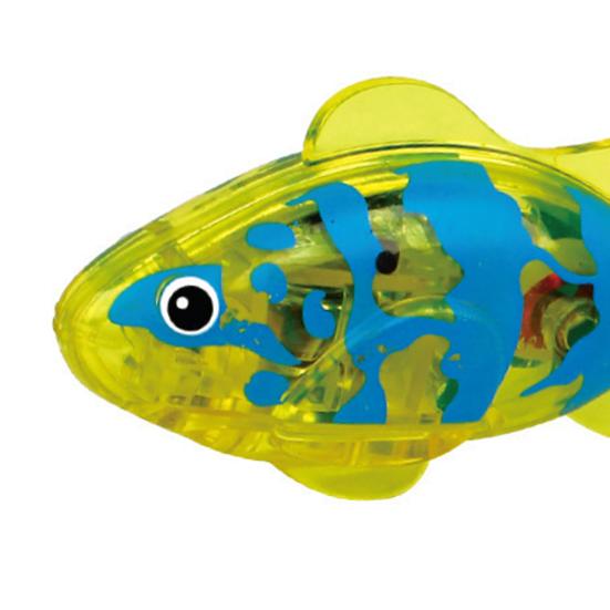 4/6 Pièces Jouet Poisson Électronique Activé par l'Eau, Poisson de Nage Robotique Imperméable avec Lumière LED, Jouet Poisson Interactif Lumineux pour Baignoire, Piscine, Aquarium