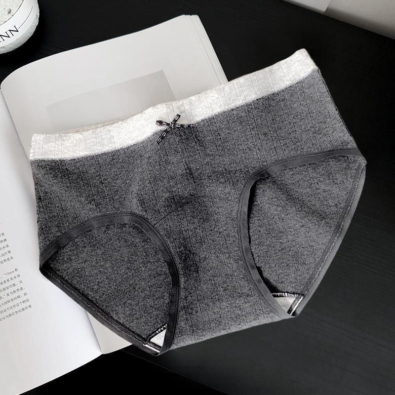 

Женское нижнее белье с хлопковой антибактериальной ластовицей, средней посадки, женские трусы-треугольники, хлопковое нижнее белье XL
