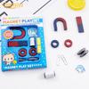 10Pcs/Set Easy-assembled Wear-resistant Education Science Magnet Toy Set for Kids