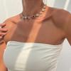 IngeSight.Z Exquisite Luxury Love Heart Necklaces Women Creative Colorful Rhinestone Choker  Hiphop Shiny Clavicle Chain Jewelry