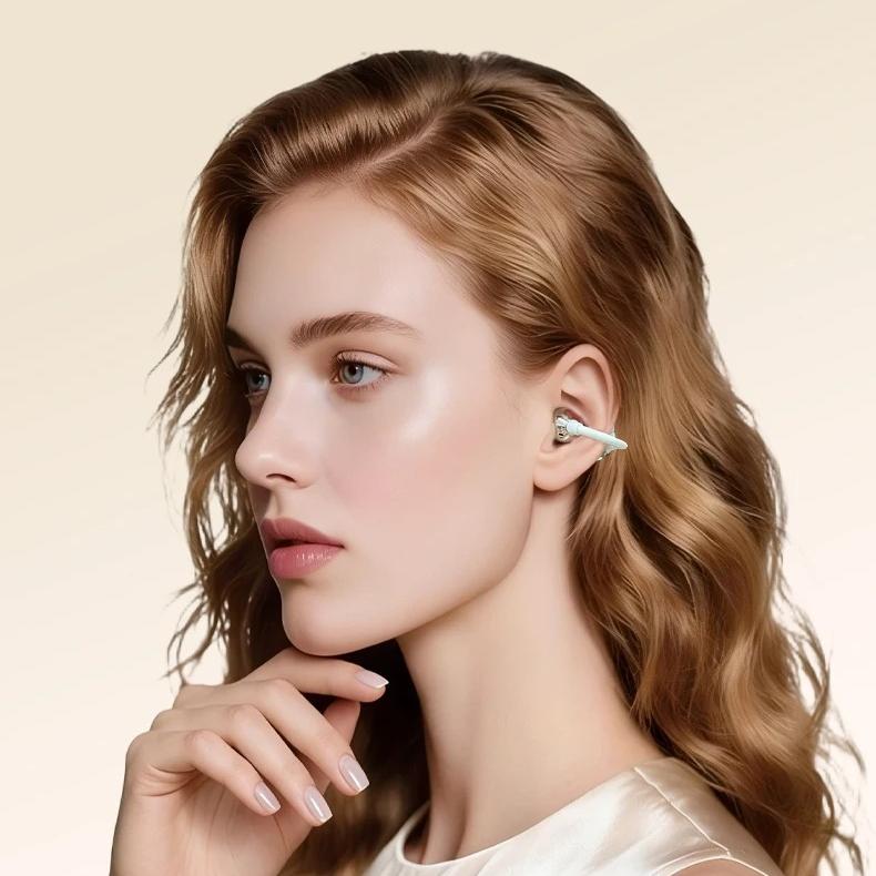 Orijinal Lenovo RS115 Spor Kulaklıkları OWS Kablosuz Bluetooth 6.0 Kulak Klipsli Kulaklıklar Oyun Kulaklığı 25 Saat Süre HD Çağrı Müzik Kulaklığı