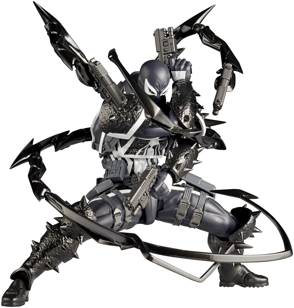 

Kaiyodo Revoltech Amazing Yamaguchi Agent Venom Высота 170 мм ПВХ ABS окрашенная подвижная фигурка приблизительно. Немасштабируемый и