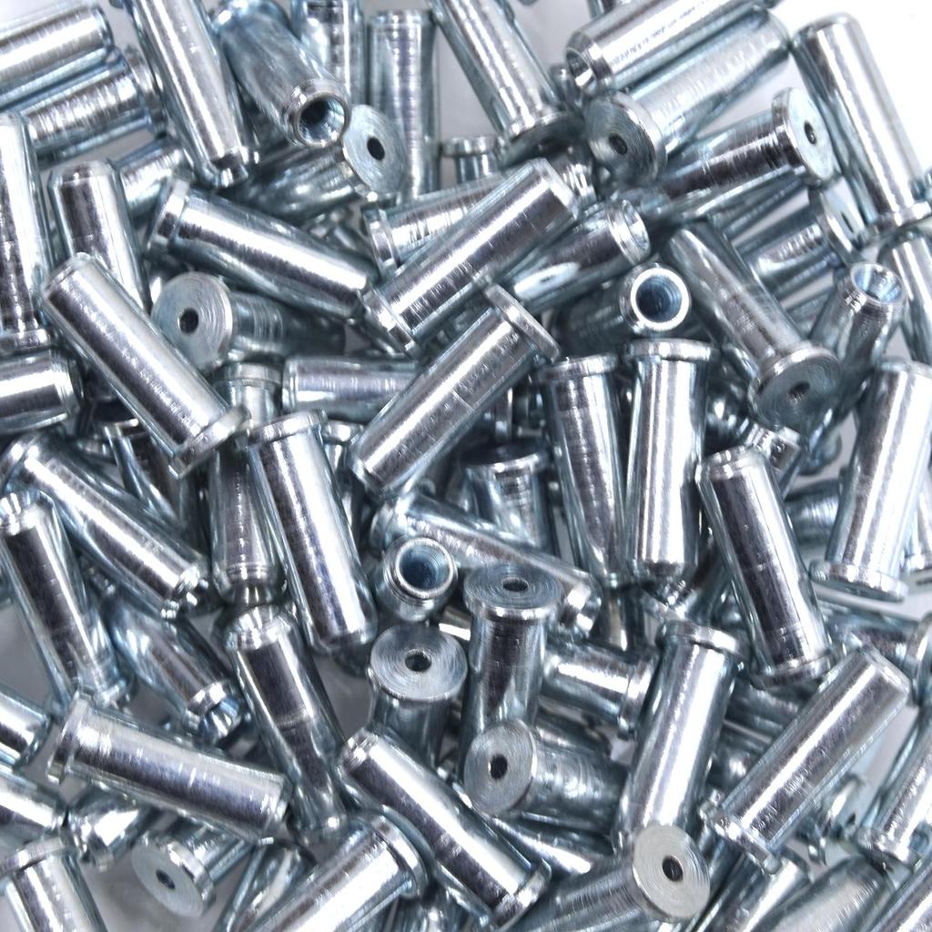 ECR035 Window Regulator Cable Wire Rope End Pin Stop Rivet 6.5x15/1.7 Mm 100 Pcs