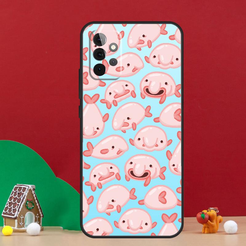Blobfish Case For Samsung Galaxy A54 A06 A16 A26 A36 A56 A53 A32 A52 A33 A13 A55 A35 A15 A14 A34 A17