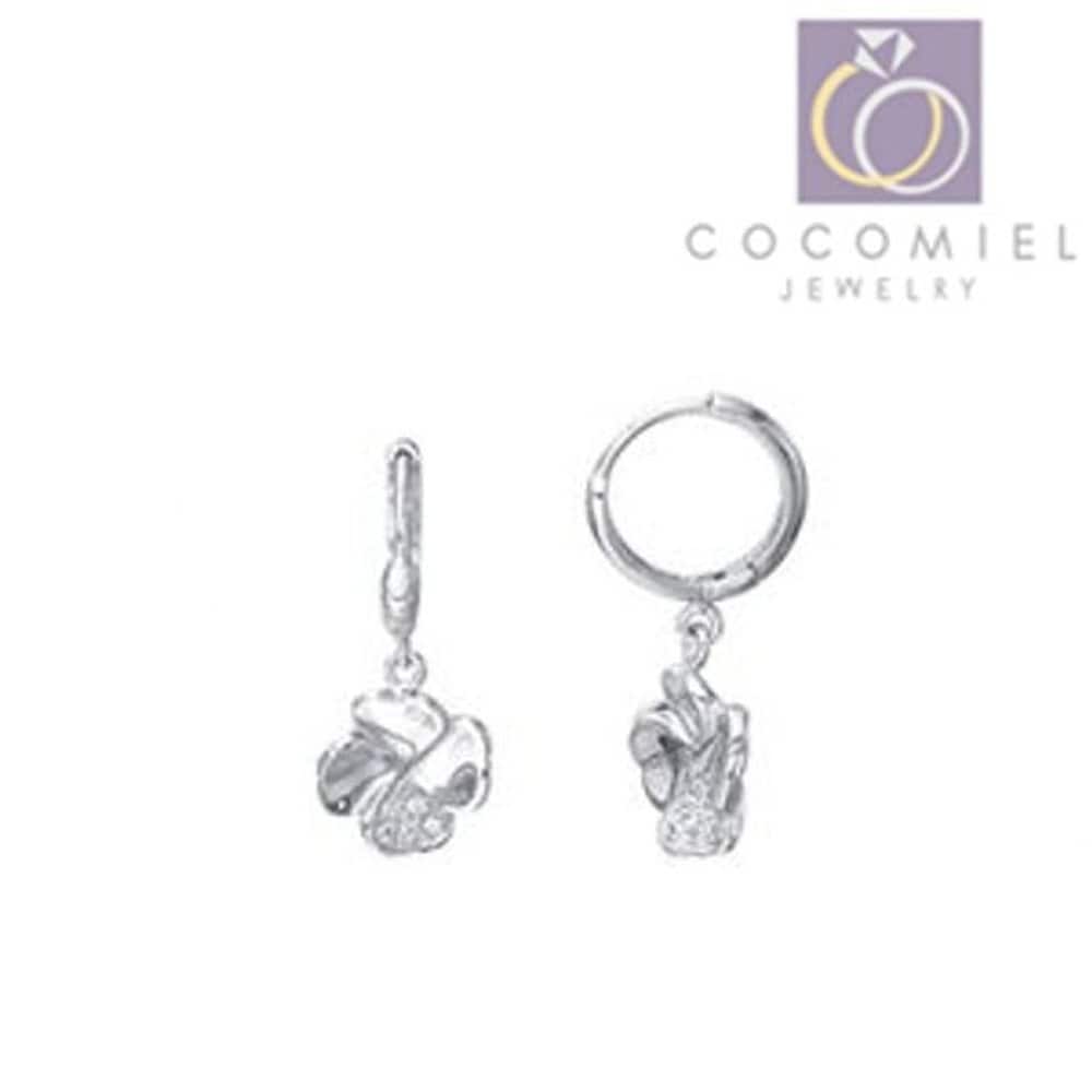 Twisted Four-Leaf Clover S-3-E Earrings Silver Earrings Silver Earrings Sterling Silver Earrings 925 Silver Earrings