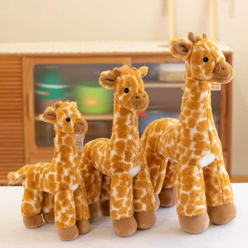 Cute Sika Deer Doll Doll Simulation Rich Deer Plush Toy Ragdoll Children's Gift