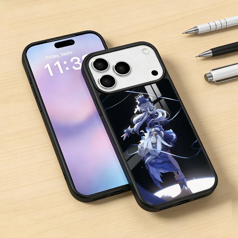 Furina G-Genshin Impact Phone Case For iPhone17,16,15,14,13,12,Pro,Max,Magnetic For Magsafe Wireless Charging