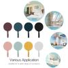 10pcs Solid Color Punch-free Sticker Wall Door Holder Towel Rack Wall Hanger Clothes Hook