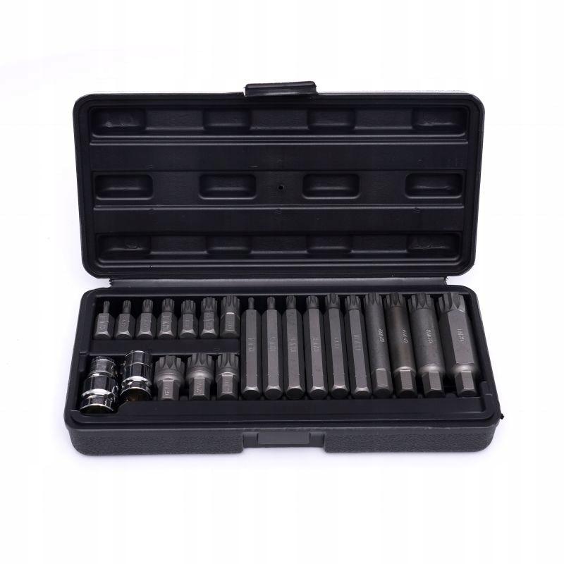 M4-M18 Spline Bit Set 22 Pieces Kraft&Dele
