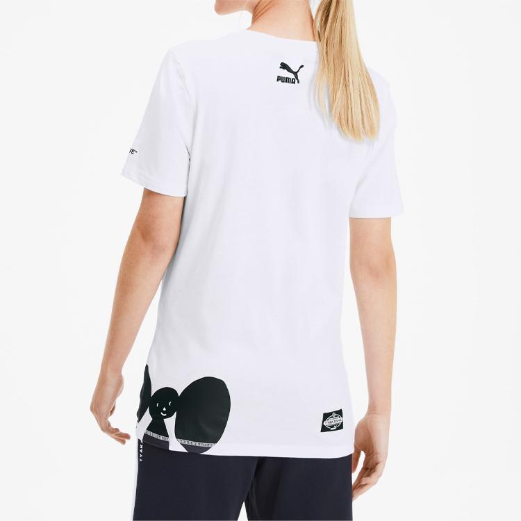 Puma X TYAKASHA Short Sleeve T-Shirt Unisex Tops White 595735-02