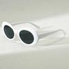 123Pcs Fashionable Oval Frame Glasses With Retro Academic Style Suitable For Street Pography And As A Holiday Gift