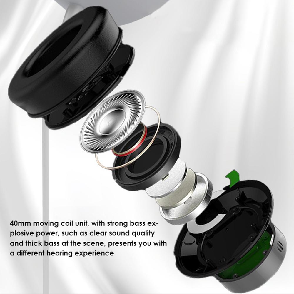 Portable 3.5mm Wired Headphones Hifi Stereo Subwoofer Earphone Helmet Computer Gaming Headset For Pc Laptop All Smart Phone