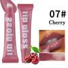 Julystar 8 Colors Long-lasting Moisturizing Color Plumping Lip Glaze Watery Transparent Mirror Hose Lip Oil