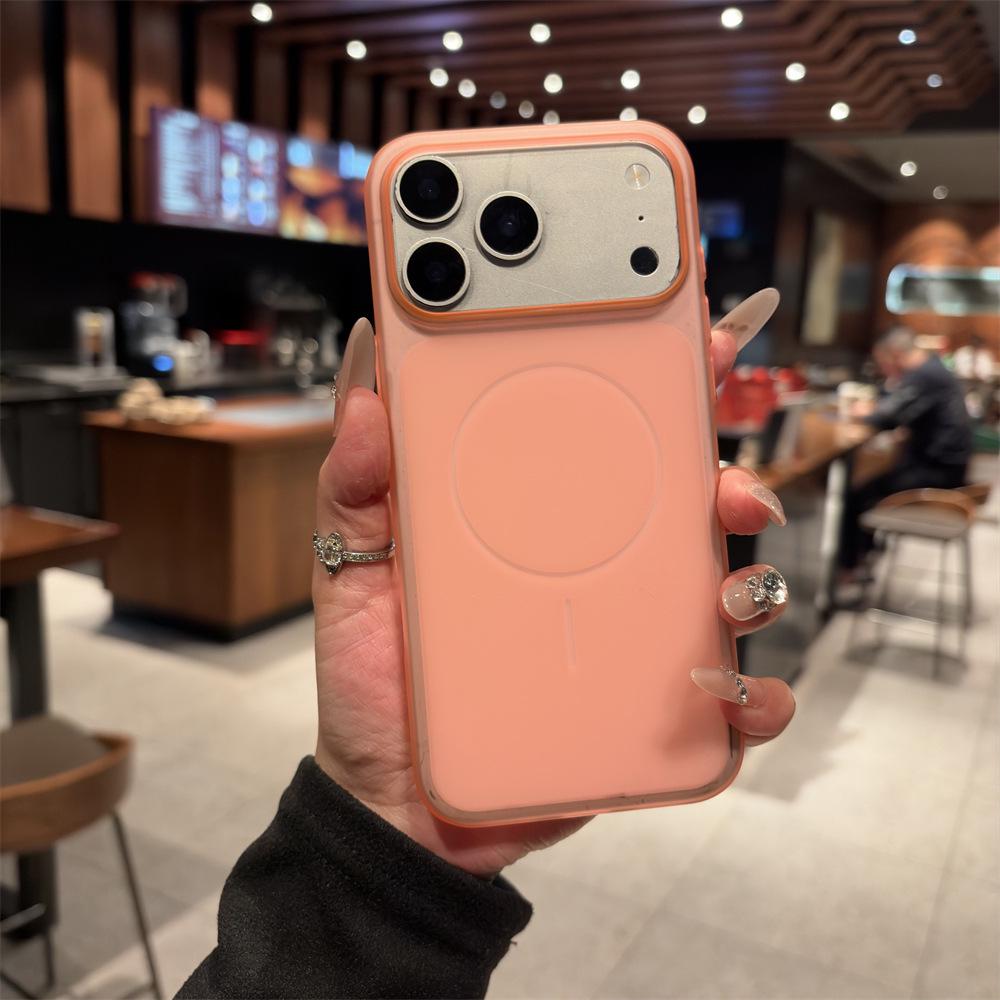 Custodia per telefono opaca tinta unita anti-caduta per iPhone 17/16/15/14/13/11 PRO MAX