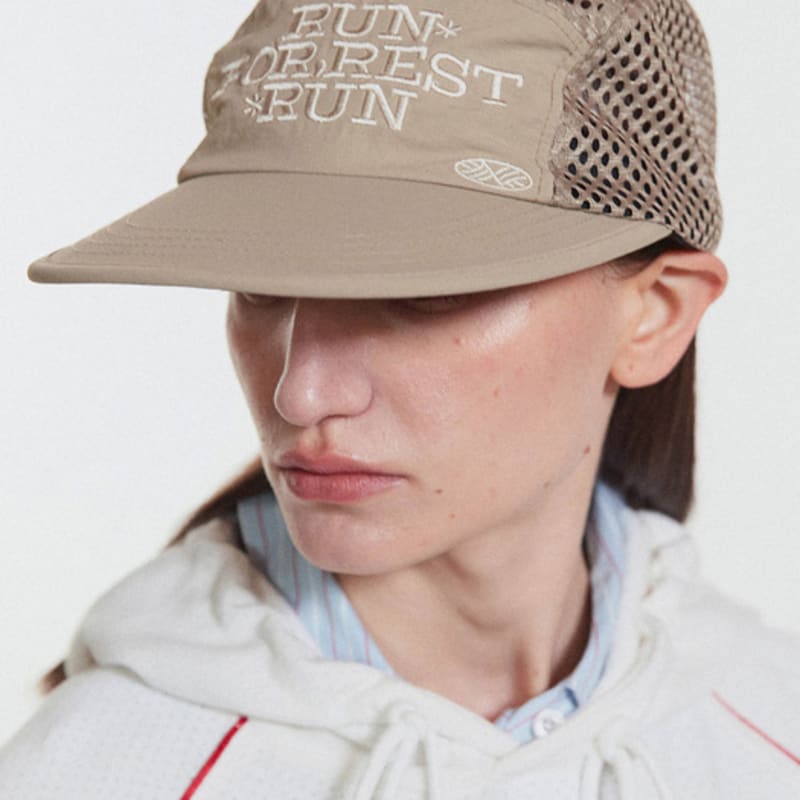 

MENASOO Run For Rest Run Mesh Camp Cap_Beige Beige_F