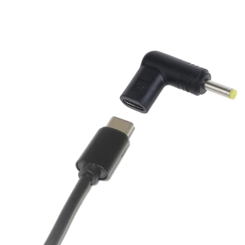 Type-C to DC 5V Power Plug for Computer Power Supply Adapter Converter 90 Degree Angel