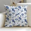 Pattern Theme Tropical Tiger Pattern Cushion Cover Soft  EasyWash Pillow Case  Versatile for Couch Bed Travel and Office