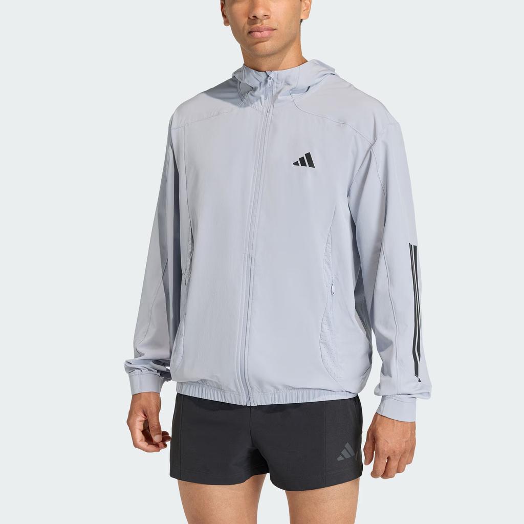 Adidas Essentials Tech Workout Quick-Dry Striped Fitness Hoodie Men tops KQ7482