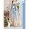 Women's Tang Dynasty Hanfu Set, Elegant High Waist Ruqun Skirt, Fairy Hanfu For Daily Spring Summer Wear