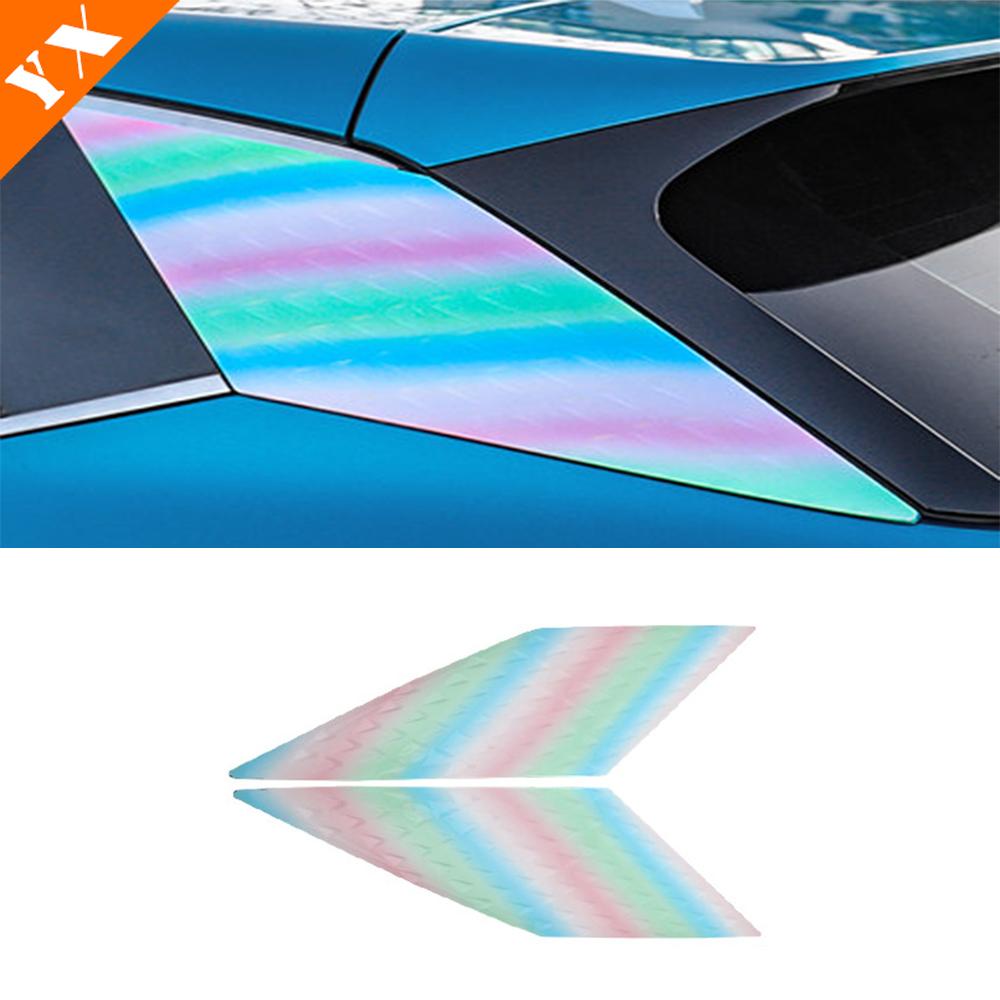 Pentru BYD ATTO 3 Yuan Plus 2022-2023 Spoiler din spate Aripa Geamului lateral Triunghi Triunghi Capac Trim Plastic ABS Auto