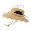 Wide Brim Sun Hat For Men Women Foldable Fishing Hat UV Protection Quick Drying Waterproof Bucket Hats For Hiking Beach Hiking Kayaking Camping