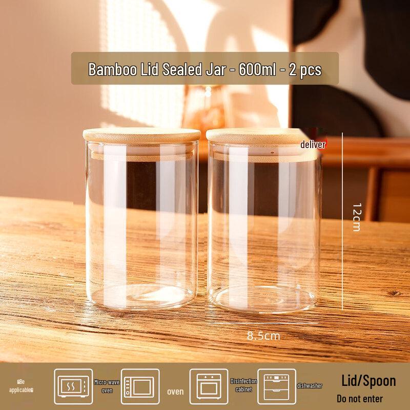 Qiwei Glass Food Storage Jar