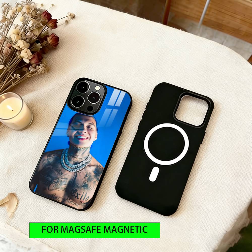 Singer Blessd Cantante Phone Case For iPhone17,16,15,14,13,12,11 Plus,Pro Magnetic For Magsafe Wireless Charging