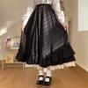 Brown Ruffled High Waisted Long Victorian Skirt Steampunk Skirts Womens Party Wear Gothic Vintage Clothes Medieval Costume Sexy