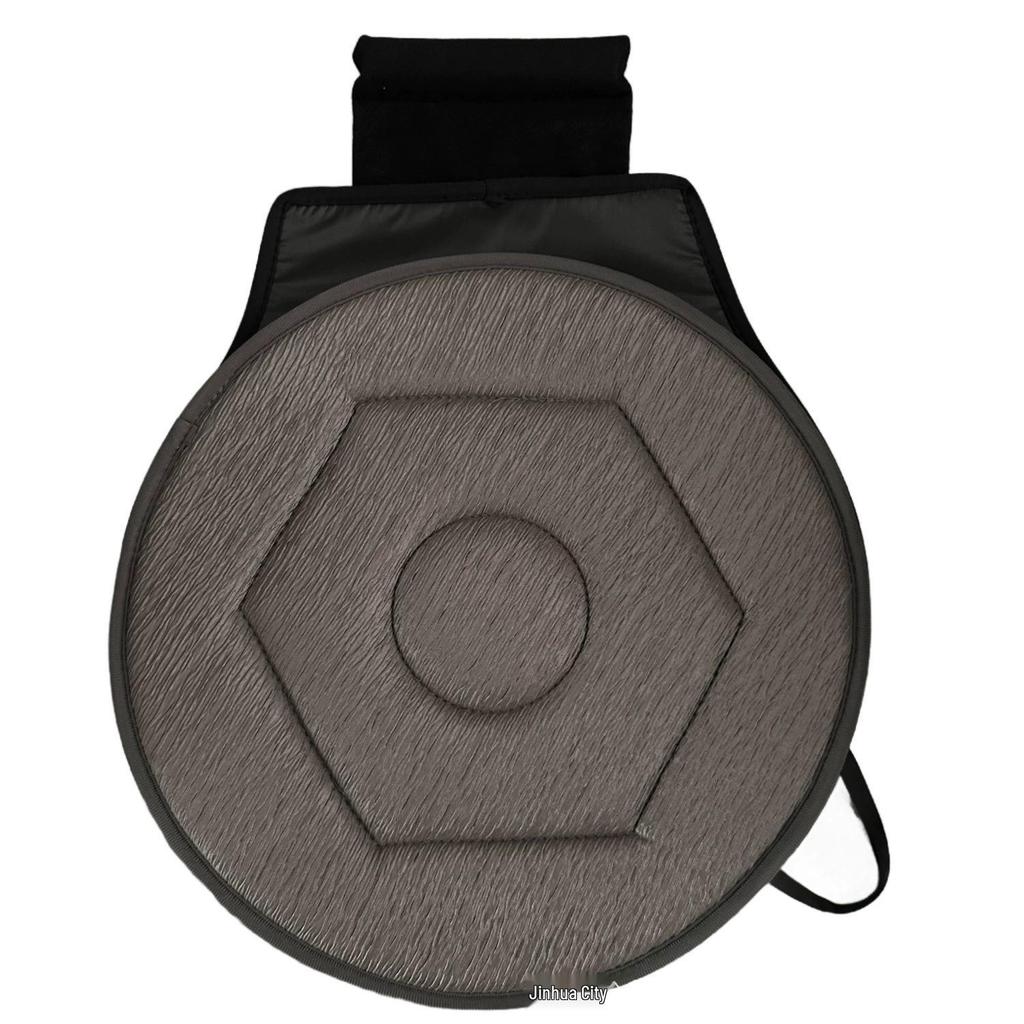 Rhombus Rotating Car Seat Cushion for Elderly and Pregnant Women - Universal Double Ring Design for All Seasons