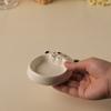Ceramic Small Flavor Plate, Cute Little Dog Sauce Plate, Butter Small Plate, Mini Sushi Soy Sauce Dipping Bowl