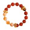 Red Agate and Yellow Crystal Bracelet, Nezha's Universe Circle Bracelet