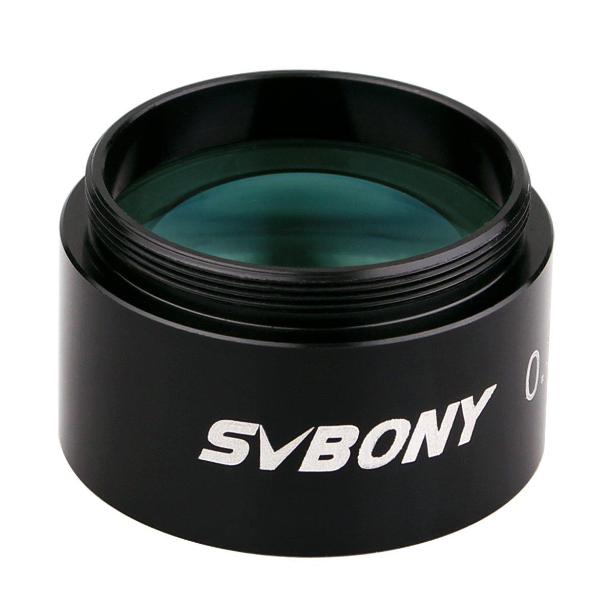 

SVBONY Telescope Accessories Telescope Focal Reducer Metal Black 0.5X M28.5X0.6 (Upgraded Version)