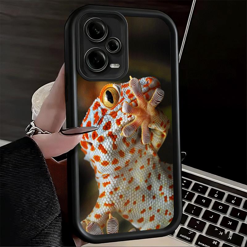 Phone Case for Xiaomi Redmi Note 15 14 13 Pro Plus Lizards Geckos Cute Pet Shell 12S 11 11S 11T 5G 14S Soft Silicone Funda